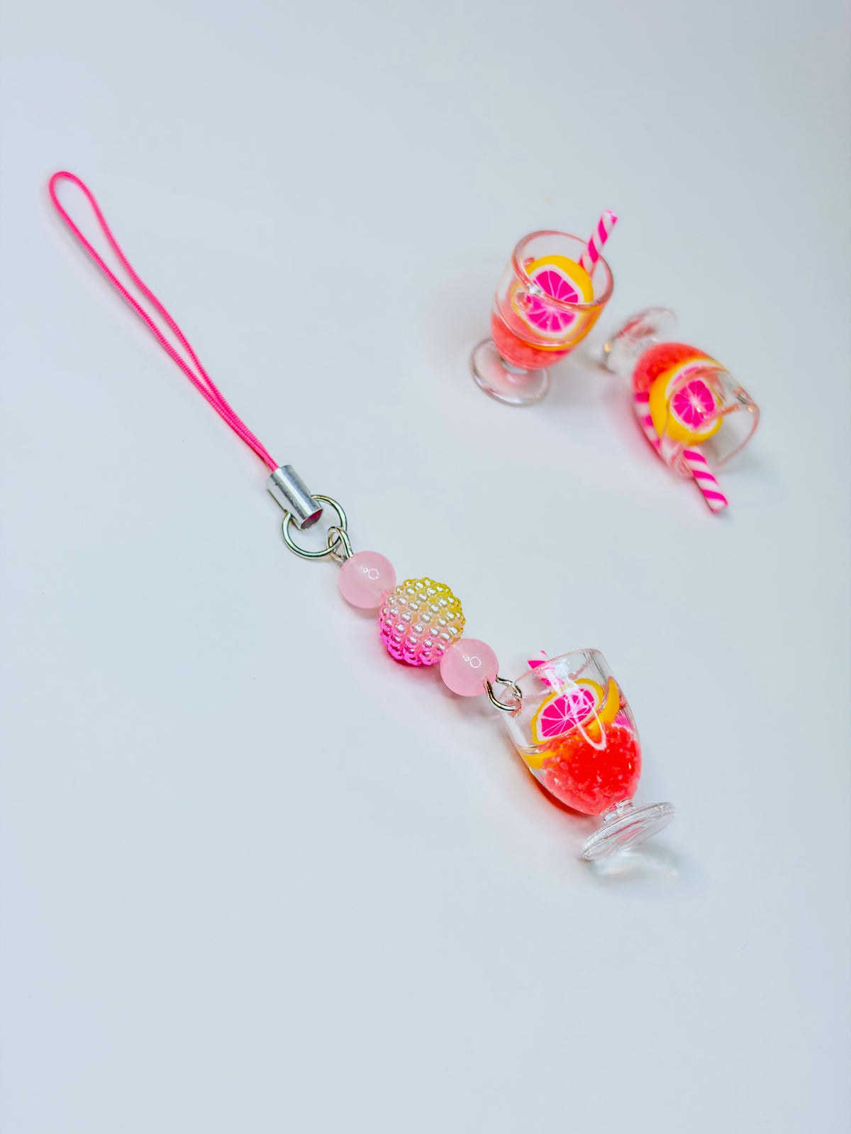 Pink Lemonade ◡̈ 🍋🍹– Phone Charm BloomLov