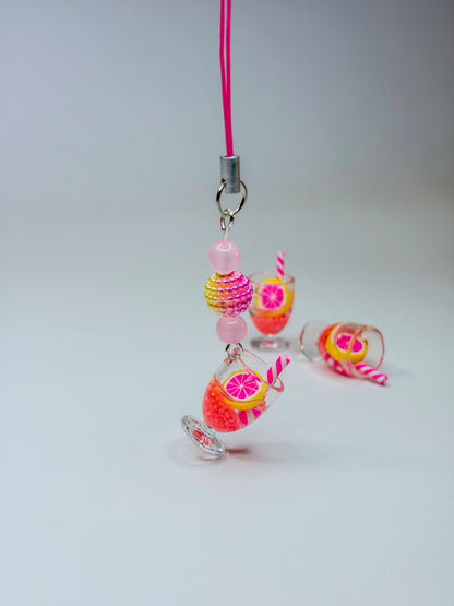 Pink Lemonade ◡̈ 🍋🍹– Phone Charm BloomLov