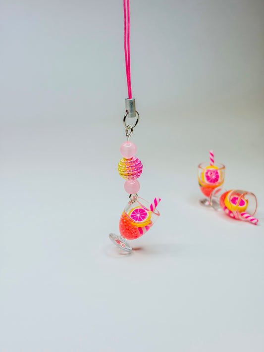 Pink Lemonade ◡̈ 🍋🍹– Phone Charm BloomLov