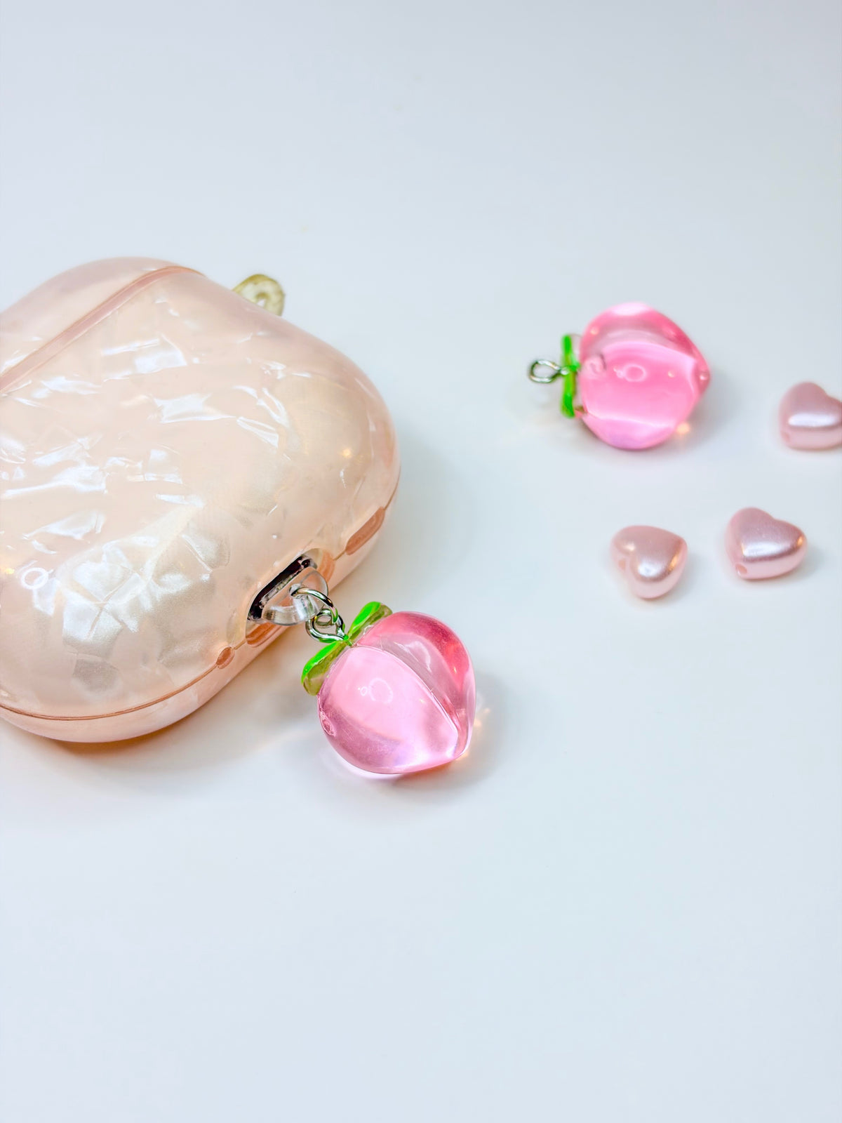 Momo Peach – Dust Plug - - Bouchon anti-poussières Pêche Rose Kawaii BloomLov