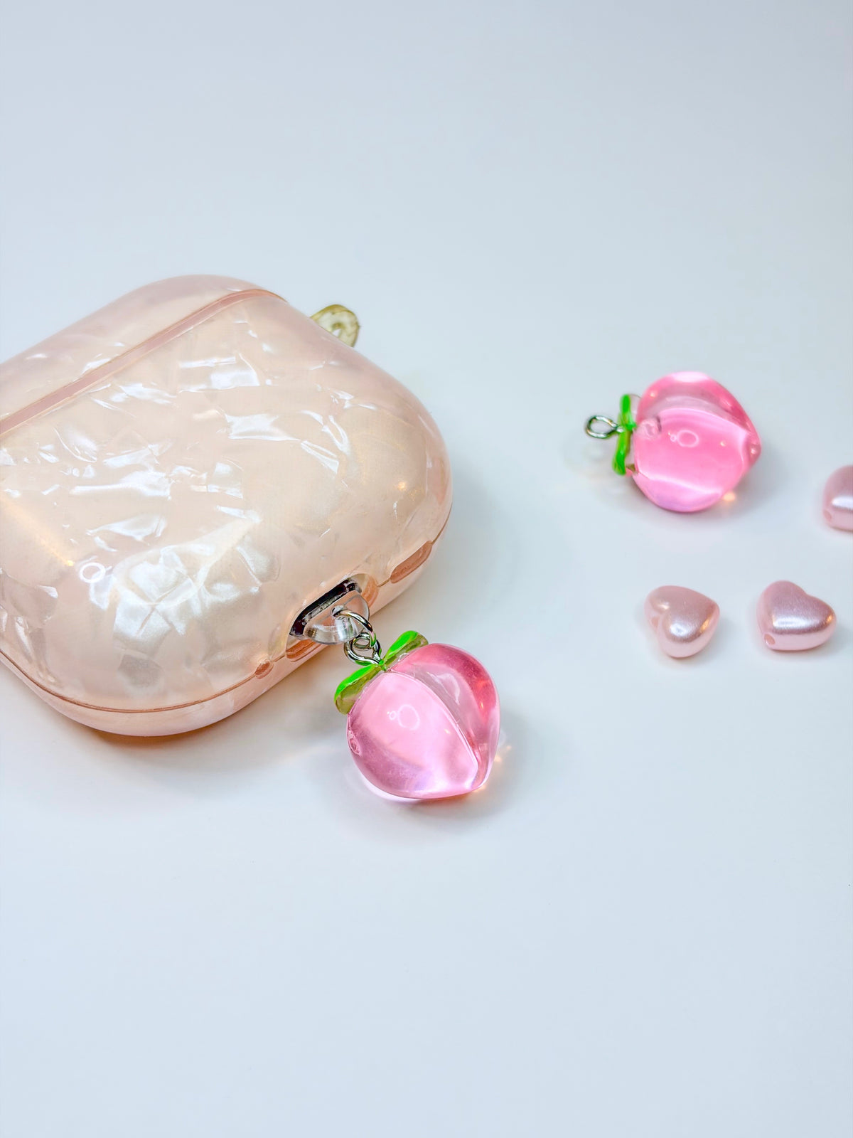Momo Peach – Dust Plug - - Bouchon anti-poussières Pêche Rose Kawaii BloomLov