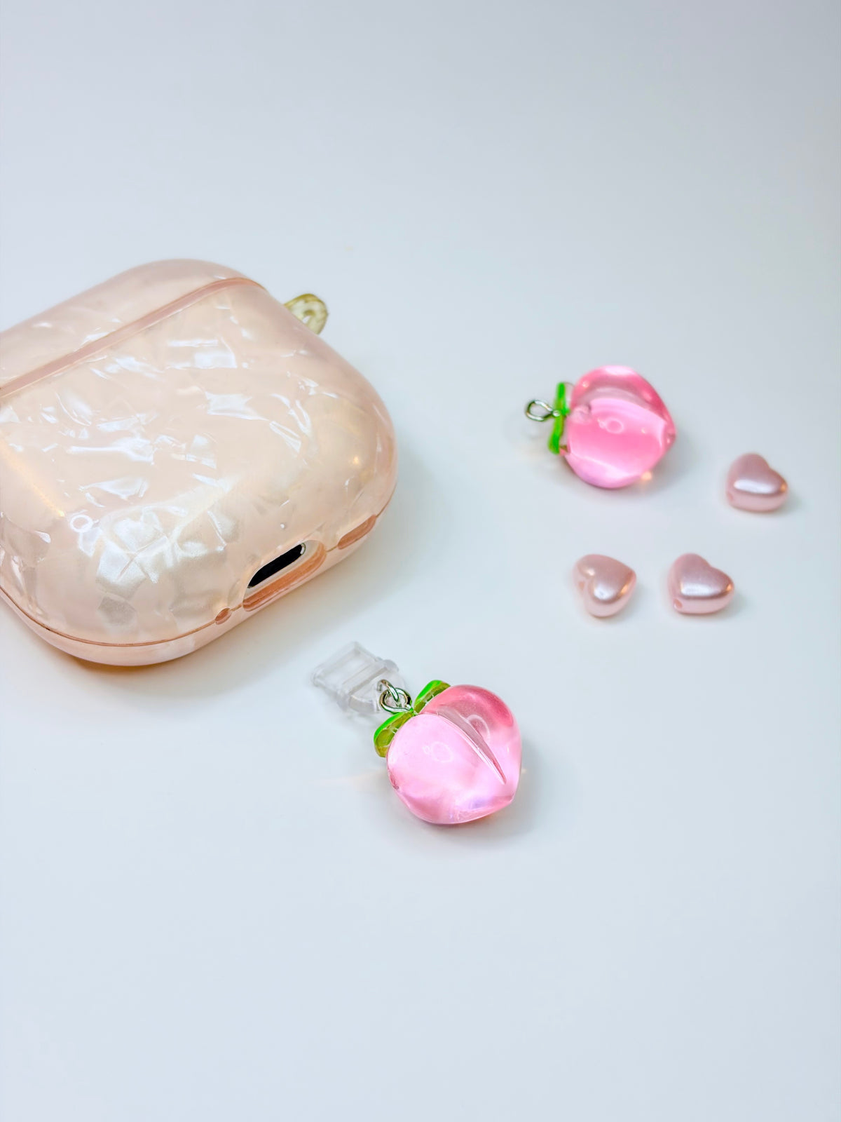 Momo Peach – Dust Plug - - Bouchon anti-poussières Pêche Rose Kawaii BloomLov