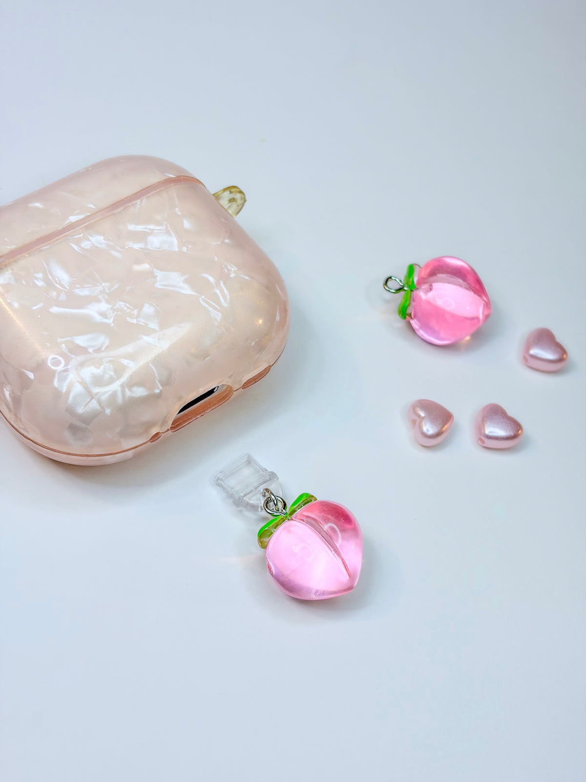 Momo Peach – Dust Plug - - Bouchon anti-poussières Pêche Rose Kawaii BloomLov
