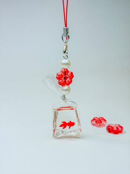 Matsuri Goldfish – Phone Charm Poisson Rouge Kawaii Japonais BloomLov