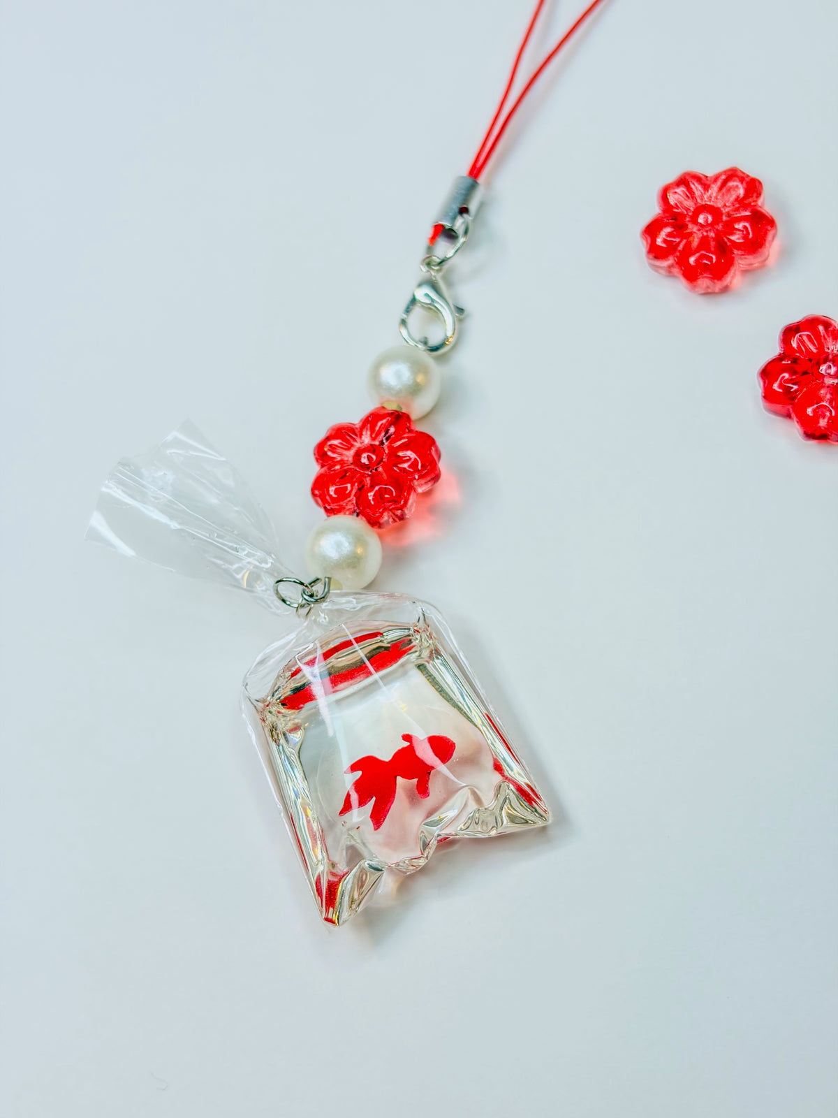 Matsuri Goldfish – Phone Charm Poisson Rouge Kawaii Japonais BloomLov