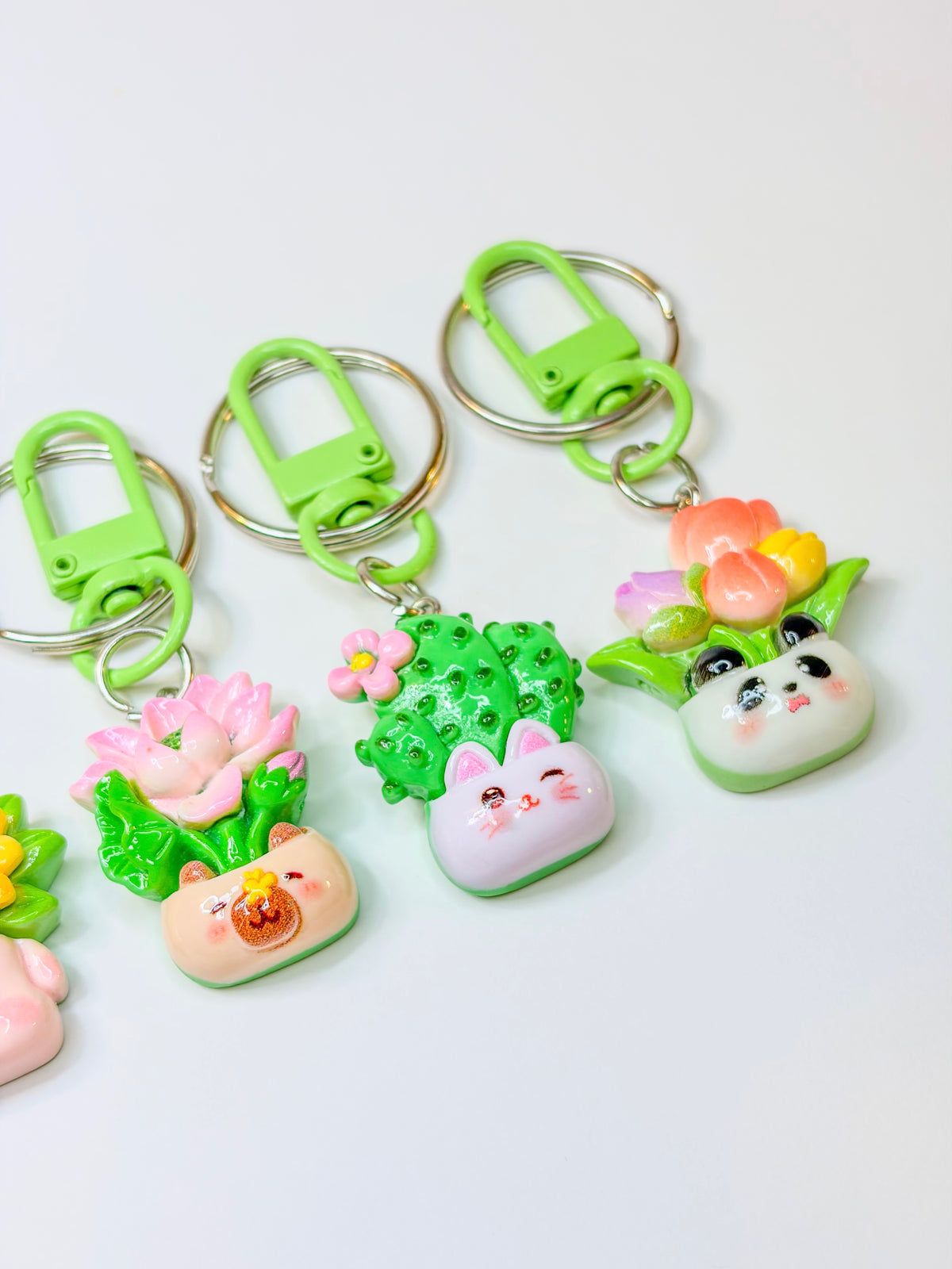 Little Garden Friends – Porte-clé - Keychain - Animal & Fleurs Kawaii BloomLov