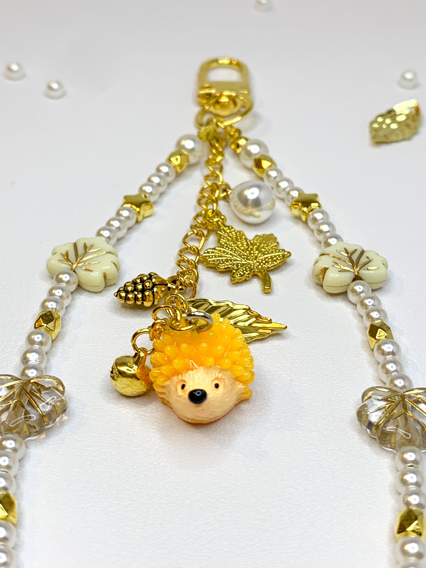 Autumn fantasy 🍁🦔 – Phone strap - Keychain - Bag Charm - BloomLov