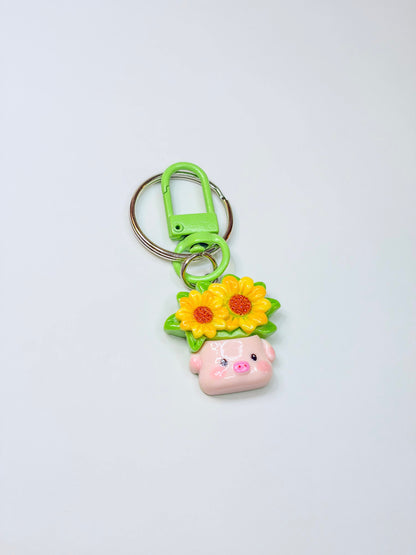 Little Garden Friends – Porte-clé - Keychain - Animal & Fleurs Kawaii BloomLov