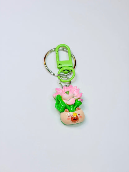 Little Garden Friends – Porte-clé - Keychain - Animal & Fleurs Kawaii BloomLov