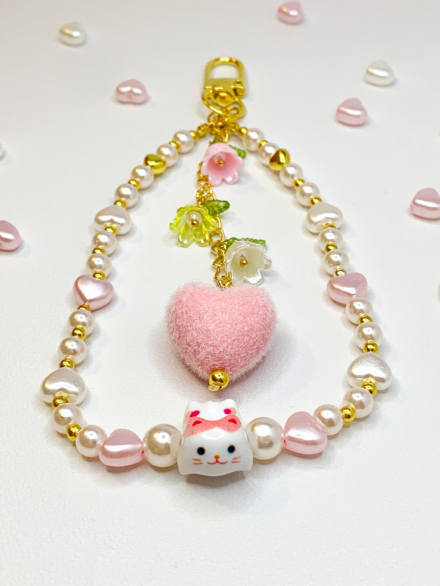 Sweety kitty 💕🐾 - Phone strap - Keychain - Bag Charm - BloomLov