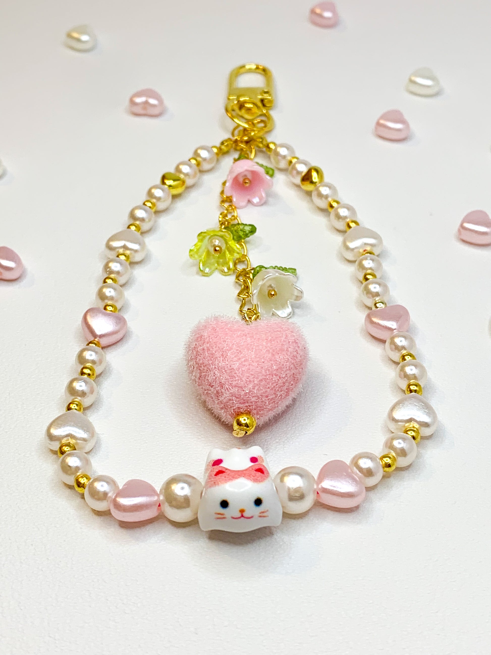 Sweety kitty 💕🐾 - Phone strap - Keychain - Bag Charm - BloomLov