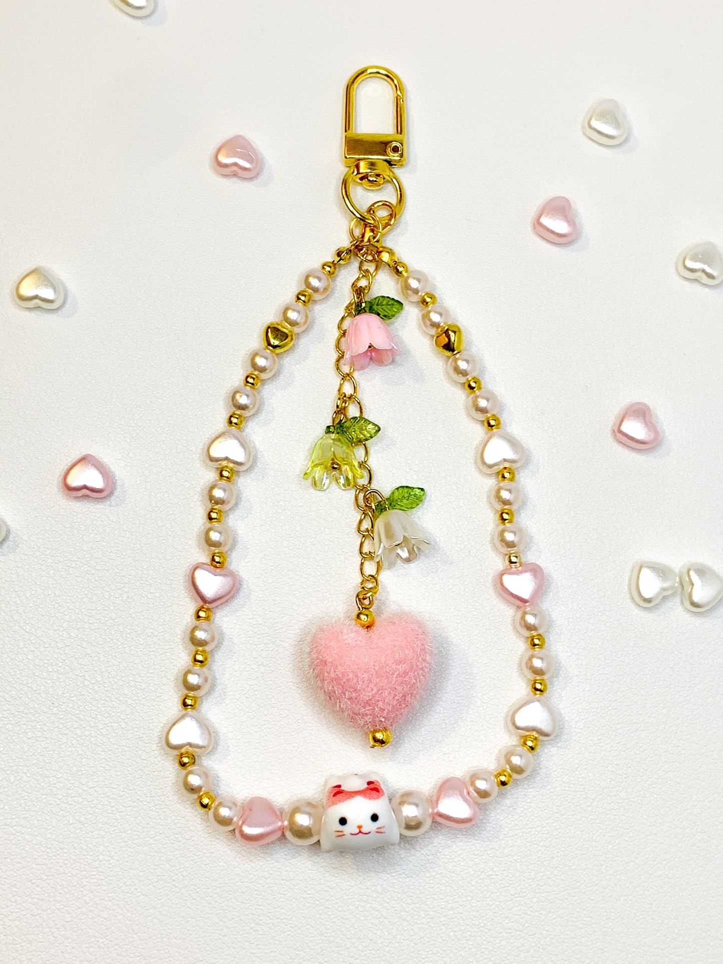 Sweety kitty 💕🐾 - Phone strap - Keychain - Bag Charm - BloomLov