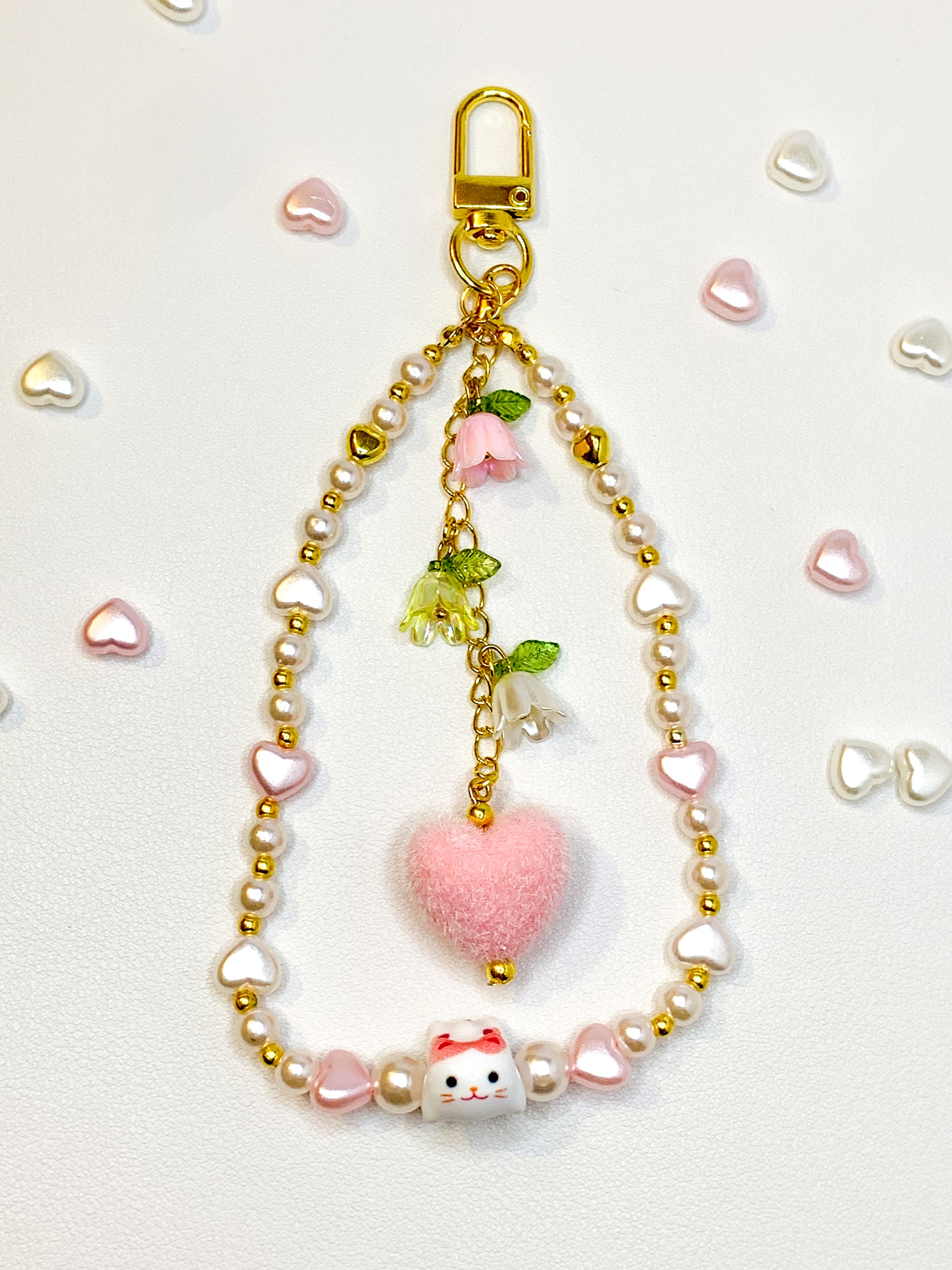 Sweety kitty 💕🐾 - Phone strap - Keychain - Bag Charm - BloomLov