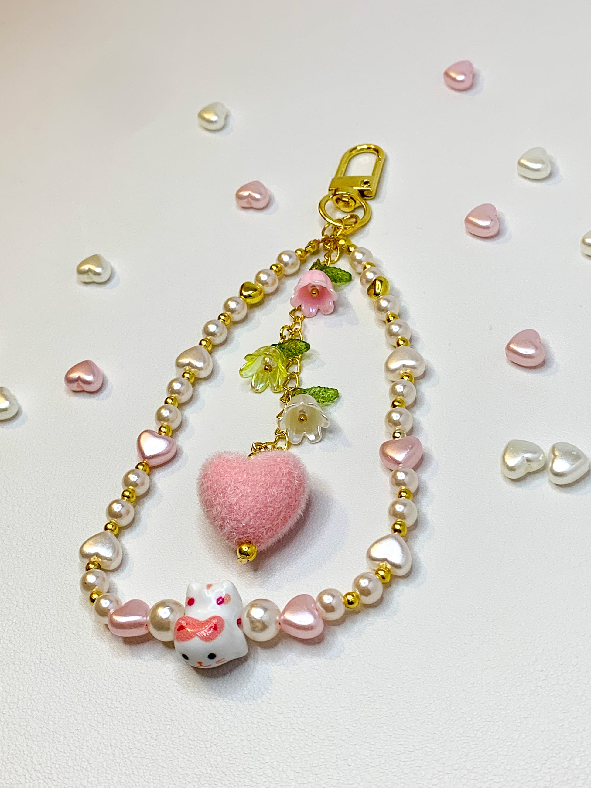 Sweety kitty 💕🐾 - Phone strap - Keychain - Bag Charm - BloomLov
