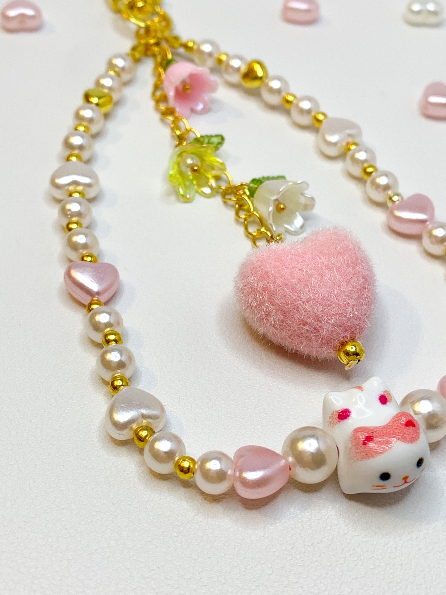 Sweety kitty 💕🐾 - Phone strap - Keychain - Bag Charm - BloomLov