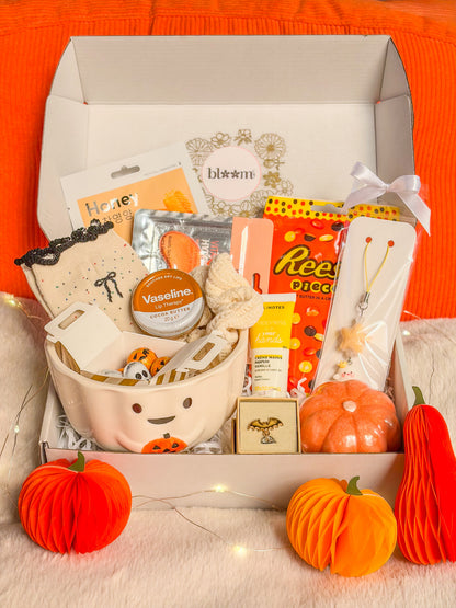 Coffret Cadeau Automne Halloween Cocooning self-care - Coffret cadeau BloomLov
