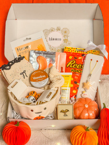 Coffret Cadeau Automne Halloween Cocooning self-care - Coffret cadeau BloomLov