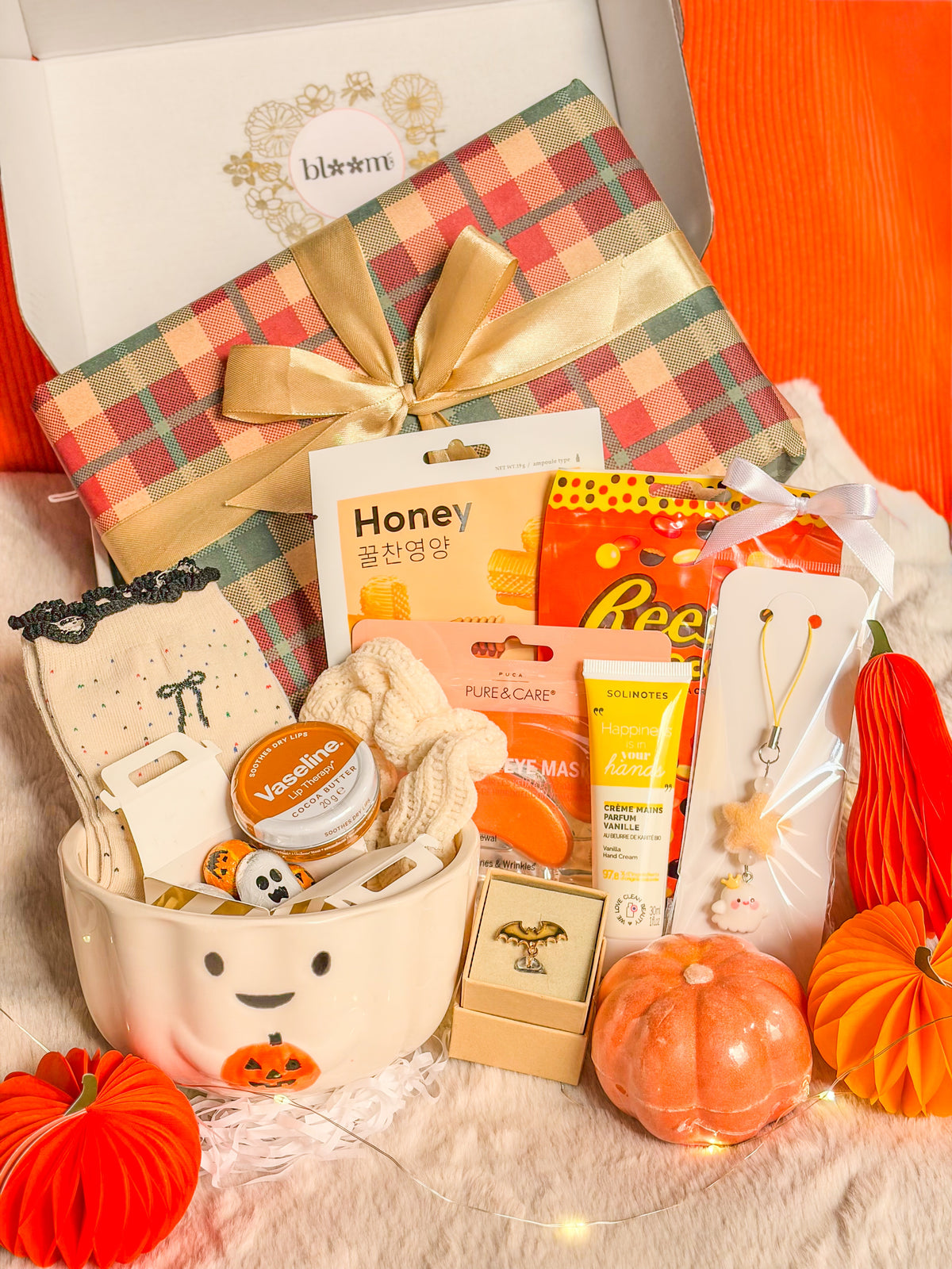 Coffret Cadeau Automne Halloween Cocooning self-care - Coffret cadeau BloomLov