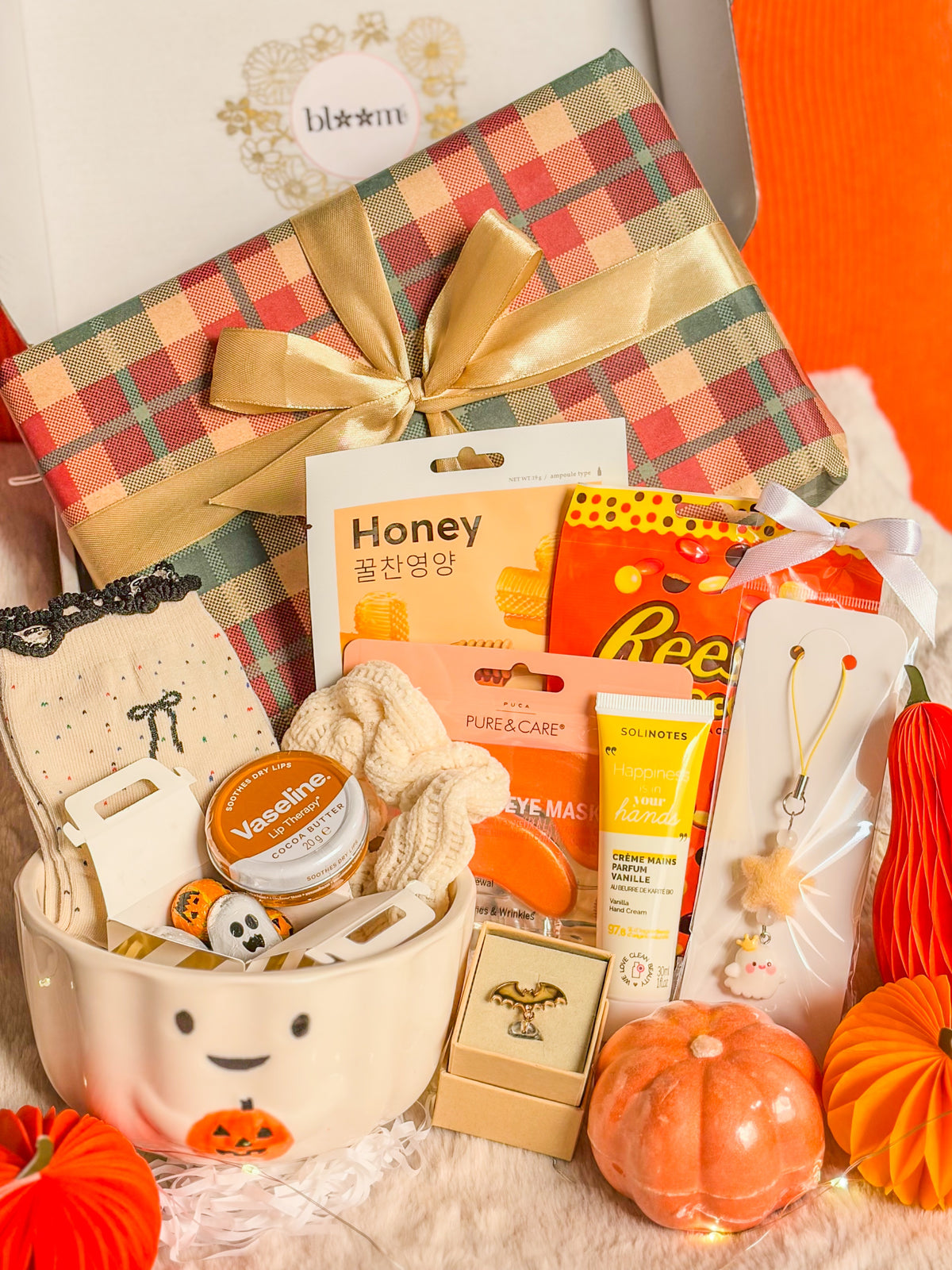 Coffret Cadeau Automne Halloween Cocooning self-care - Coffret cadeau BloomLov